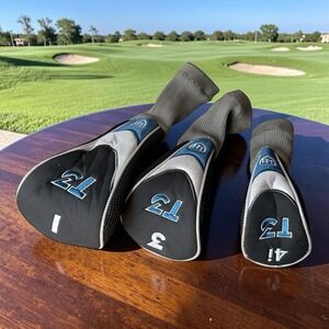 Walter Hagen Ladies  T3 Driver 3 Wood 4 Hybrid Head Cover  Headcover Sock Lot 3